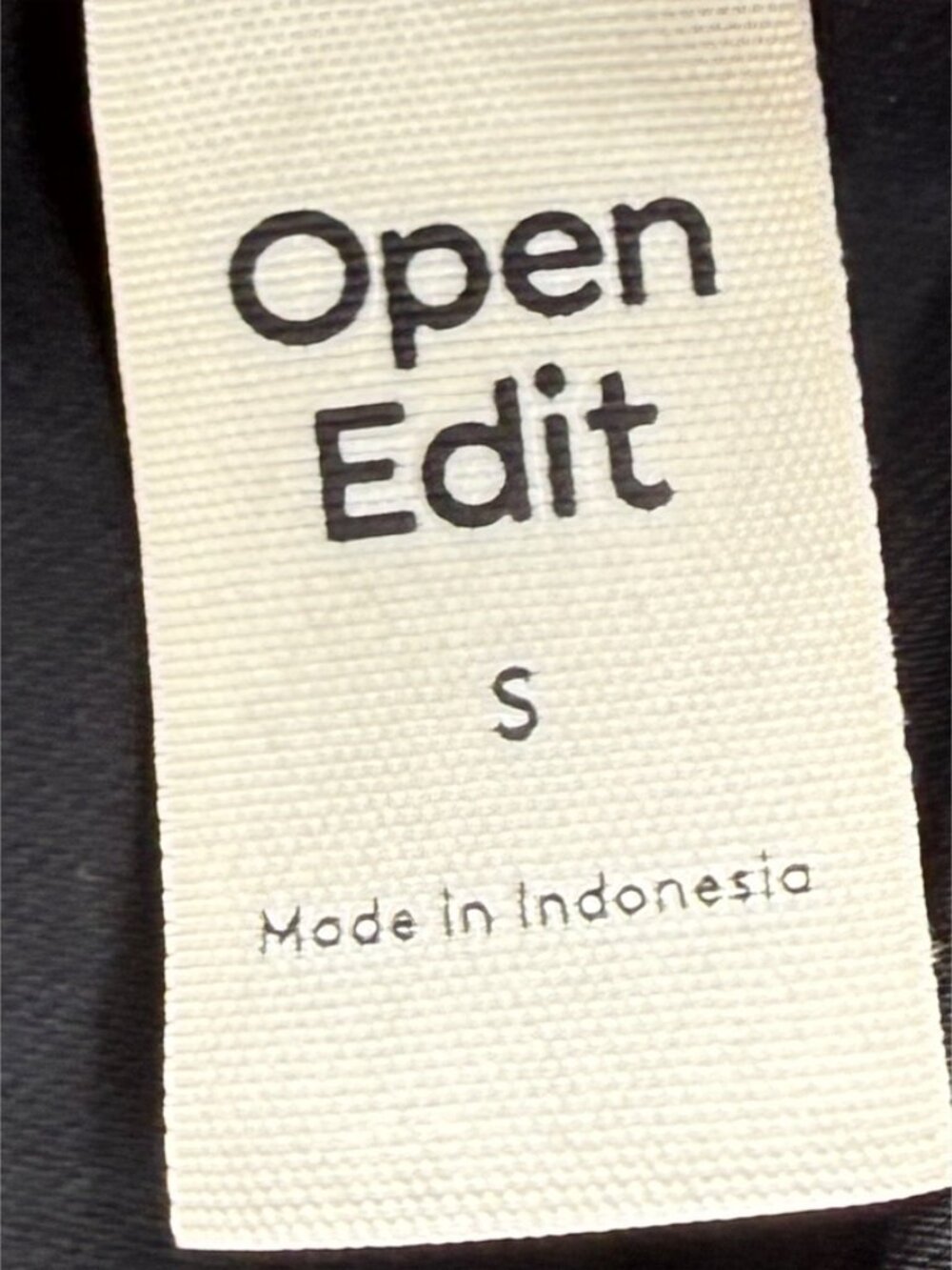 Open Edit Black Satin Slip Maxi Skirt S - Picture 5 of 12